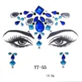 Face gems crystal rhinestone sticker for festival party makeup shiny face jewels design - YT-55