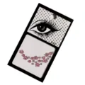 DIY gezicht strass sticker roze kristallen edelstenen make-up oog sieraden kaart pack new - ET-07-4
