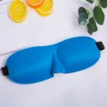 3D contoured sleep mask for comfortable resting, breathable blocking light design for travel. - Basic Lake Blue / 3D Eye Mask