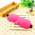 Bequeme 3D Kontur Schlafmaske in leuchtendem Pink, ideal fuer Reisen, Mittagsschlaf, Lichtschutz. - Luxus-Modell Rosenrot / 3D Schlafmaske