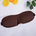 3D Kontur Schlaf-Augenmaske, atmungsaktive Verdunkelung braune Augenabdeckung für Reise Variant. - Kaffeebraune Basisausführung / 3D Schlafmaske