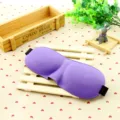 Lila 3D konturierte Schlafmaske, atmungsaktive Schattierungsmaske für Reise und Mittag. - Luxus-Modell Lila / 3D Schlafmaske