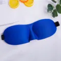 Blauem 3D geformter Schlafmaske für bequeme Erholung, atmungsaktives Schwamm-Design, 1 Stk. - Königsblaue Basisausführung / 3D Schlafmaske
