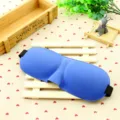 3D konturierte Schlafmaske atmungsaktive Verduestung Augenabdeckung fuer Reisen blau - Luxus-Modell Blau / 3D Schlafmaske