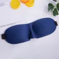 3D konturierte Schlafmaske atmungsaktive weiche Schaumstoff Reise Augenklappe zur Entspannung. - Basismodell - Marineblau / 3D Schlafmaske