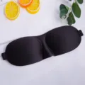 3D konturierte schlafmaske komfortable lichtblockierung atmungsaktives design reise ruhe - Basismodell Schwarz / 3D Schlafmaske