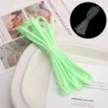 4mm leuchtendes nylon paracord 7 stränge diy handwerk seil für armband zubehör ersatzteile - Ca. 4mm 2M/Tasche / Grün
