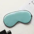 Masque de sommeil en soie douce, confortable et respirant pour bloquer la lumière la nuit. - Vert frais
