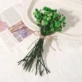 Trockene grüne Schleierkraut Blumenstrauß handgemachte DIY konservierte Blumen für Dekoration - Grünes Schleierkraut / Eine Tasche