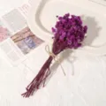 Lila getrocknete Schleierkraut Blumenstrauß Handgemachte DIY Blumen Deko Heimdekoration - Lila Schleierkraut / Eine Tasche