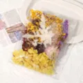 Bunte getrocknete Blumenstrauß DIY Materialpackung für handgemachte Heimdekoration Basteln. - Gelb-Lila Schleierkraut / Eine Tasche