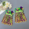 Carnival sequin tassel feather accessories green purple gold festival party dance props - Three-Color Sequin Armbands