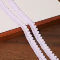 Helle Lila Pompon Borte Fransen 2 Meter Ohne Stretch Kugelfransen Handarbeit DIY - 1cmx5m / Hellviolett