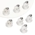 Halloween ghost resin alloy pendant DIY handmade keychain accessories, clear cute design. - Ghost 2 / 16x18mm / Clear