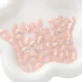 Light pink faceted oval crystal beads, DIY handmade bracelet and earring jewelry accessories. - Light Pink 8x11mm (10 Pcs/Pack, Approx 8g)