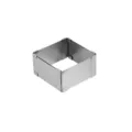 Moule à gâteau carré réglable en acier inoxydable pour pâtisserie et cuisson DIY. - Boîte de Couleur / Cercle à mousse carré 1