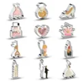 Kit emporte-pièce biscuit thème mariage en acier inoxydable ustensile de pâtisserie - Série de mariage (boîte couleur)