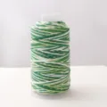 Gradient glitter cotton cord for DIY handmade weaving bracelets and creative crafts supply. - Green White Gradient