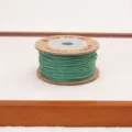 Cordino torto resistente per bracciali di pietre preziose e perline. Filo blu e verde su bobina. - Verde Paesaggio