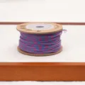Cordino in cotone ritorto a mano rosa blu per bracciali con perline, resistente e forte. - Viola Etnico