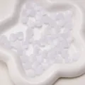 White Resin Imitation Cat Eye Octagonal Beads Loose Beads DIY Jewelry Accessories - White