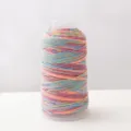 Multicolor gradient starlight cotton cord with gold thread for DIY handmade crafts weaving. - Orange Green Gradient