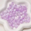 Purple resin gradient cat eye beads octagonal loose beads for DIY jewelry making accessories - Purple