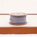Bobina di filo artigianale per creazione di gioielli, cordino viola resistente per bracciali. - Viola Konjac