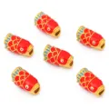 Red gold koi fish metal beads diy jewelry accessories charm 6pcs set for crafts. - Koi Fish / 1 Piece/Pack (9x16mm) / Gold