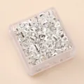 Silver Triangle Spacer Beads Alloy DIY Beading Craft Jewelry Accessories Variant Item - Equilateral Triangle Beads