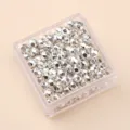 Silver Plated Loose Beads Faceted Cube DIY Jewelry Making Craft Bracelet Accessories - Faceted Beads