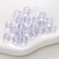 Cuentas rondelle de cristal facetado violeta claro sueltas accesorios de joyería DIY - 20 Piezas/Paquete / Violeta Claro