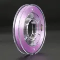 Pink transparent crystal elastic cord spool for DIY handmade bracelets jewelry stringing - Light Purple