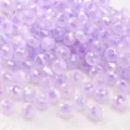 Light purple faceted glass beads bicone loose beads for DIY handmade jewelry bracelets necklaces - Light Purple