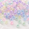 Colorful faceted glass crystal beads pastel loose beads for DIY bracelet jewelry making accessories - Macarons