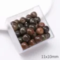 Wooden beads 11x10mm loose spacer beads for DIY handmade bracelets jewelry making crafts - Bodhi / 11x10mm 10 Pcs/Pack / Bodhi Color