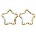 Gold Star Aluminum Carabiner Snap Hook Backpack Clip Outdoor Climbing Gear Lightweight - Star Style 49x48mm / Yellow