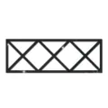 Acrylic mirror wall sticker self-adhesive geometric design for home furniture cabinet decor - S / Black