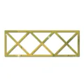Gold mirror acrylic wall sticker detail, geometric diamond pattern for furniture decor. - S / Gold