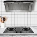 Kitchen wall sticker oil-proof waterproof self-adhesive backsplash tile wallpaper 1pc - 60cm*1m / Black and White Checkerboard