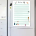 Magnetische Kühlschranktafel To Do Liste Wochenplaner Memoboard mit Stift und Magneten - CT011-A4