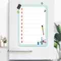 Magnetische Trockenlöschtafel für Kühlschrank, Terminplaner To-Do-Liste mit Stift und Radierer. - CT015-A4