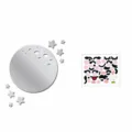 Acryl Spiegel Wandaufkleber Details, Mond und Sterne Design mit DIY lustigen Gesichtsaufklebern. - Mond & Stern / S