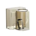 Wandmontage tandenborstelhouder set badkamer acryl thee-kleurige mondspoelbeker rek - Enkele beker - champagnegoud