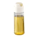 Bottiglia distributore di olio automatica per cucina, contenitore in vetro anti-goccia. - 500ml / 550ml / Bianco