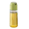Distributore automatico di olio a gravità in vetro per cucina salsa di soia aceto - 500ml / 550ml / Verde