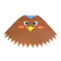 Cape de costume d'oiseau d'Halloween pour enfants adultes, drôle de cape de hibou pour fête. - Cape pull-over - Marron