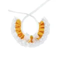 Pet lace bib yellow polka dot cat dog collar cute carrot accessory adjustable neck strap stylish - Carrot / Orange Polka Dot