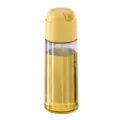 Pratica bottiglia d'olio automatica gialla in vetro con pratico coperchio da cucina. - 500ml / 550ml / Giallo