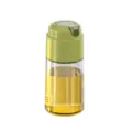Bottiglia dispenser di olio in vetro con coperchio automatico per uso cucina casa - 320ml / 550ml / Verde